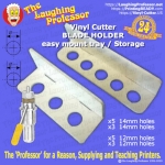 The Laughing Professor Vinyl Cutter Blade Holder Storage Mounting Tray 