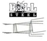 Bull Steel® EZ Coro-Stake™ Heavy Duty Stake For Corrugated Plastic