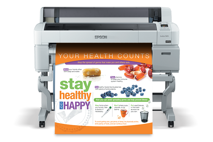 Epson SureColor T-Series T5270 Single Roll Edition Inkjet Large Format Printer - 36" Print Width - Color