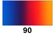 Graduated Gradient Rainbow Vinyl Horizontal Blue To Red To Orange Yellow 90
