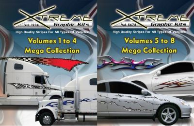 Taylor Digital Imaging Xtreme Graphic Kits Mega Collection Vol 1-8