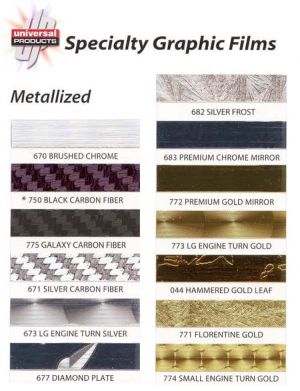 Universal Products Metallized 15" x 10 yd